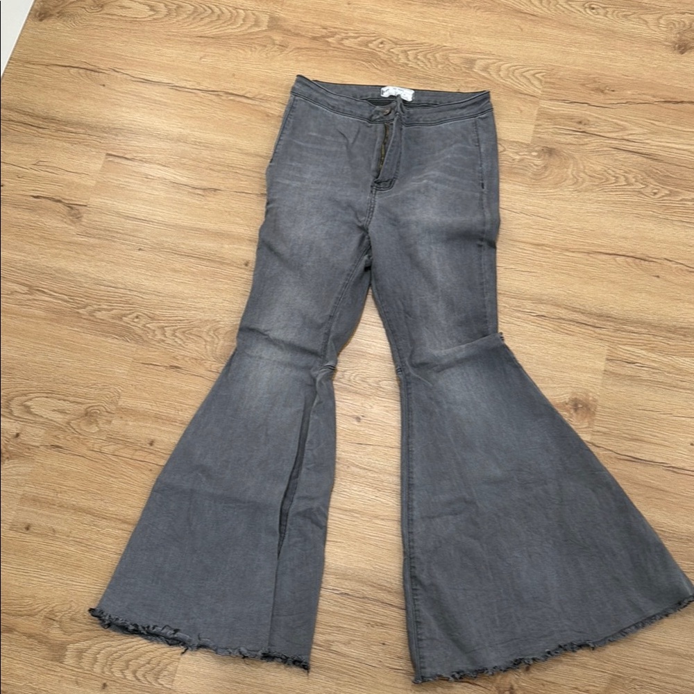 free people grey Denim Jeans